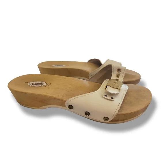 🌿Dr. Scholls Original Clog Sandals Women's Size 6 In White - Picture 4 of 10